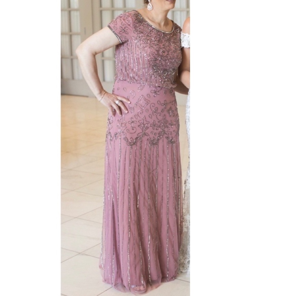 Adrianna Papell Evening Sequin Gown
